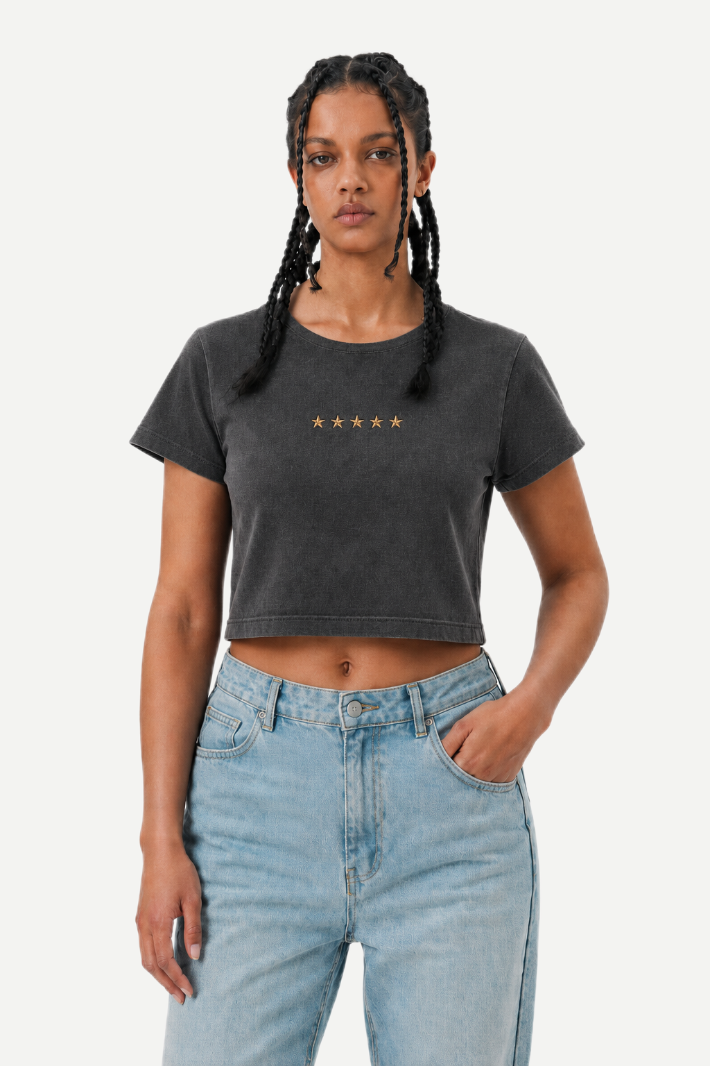 Camiseta Cropped Brasil Tri 1970