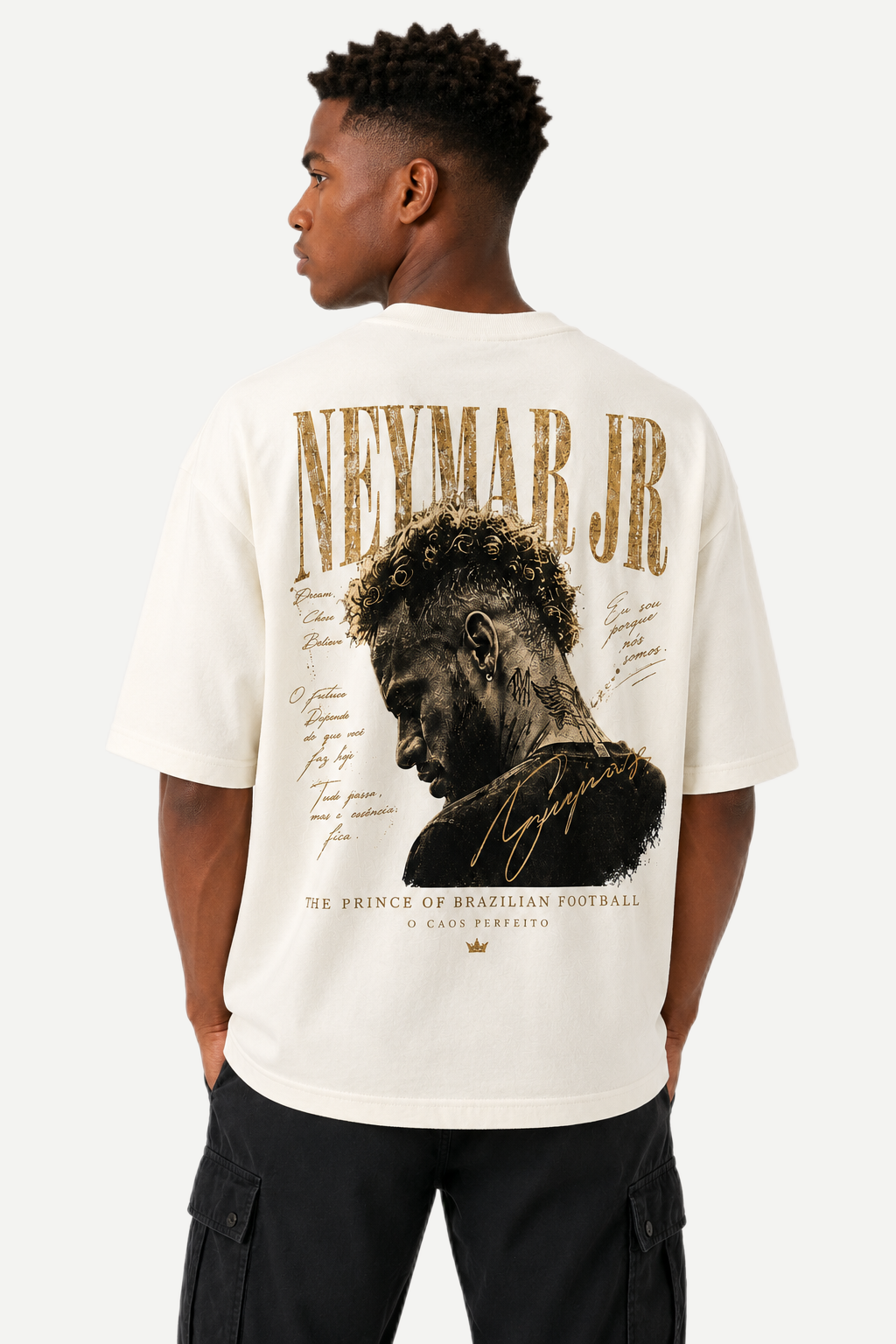 Camiseta Ultra Oversized Neymar JR O Caos Perfeito