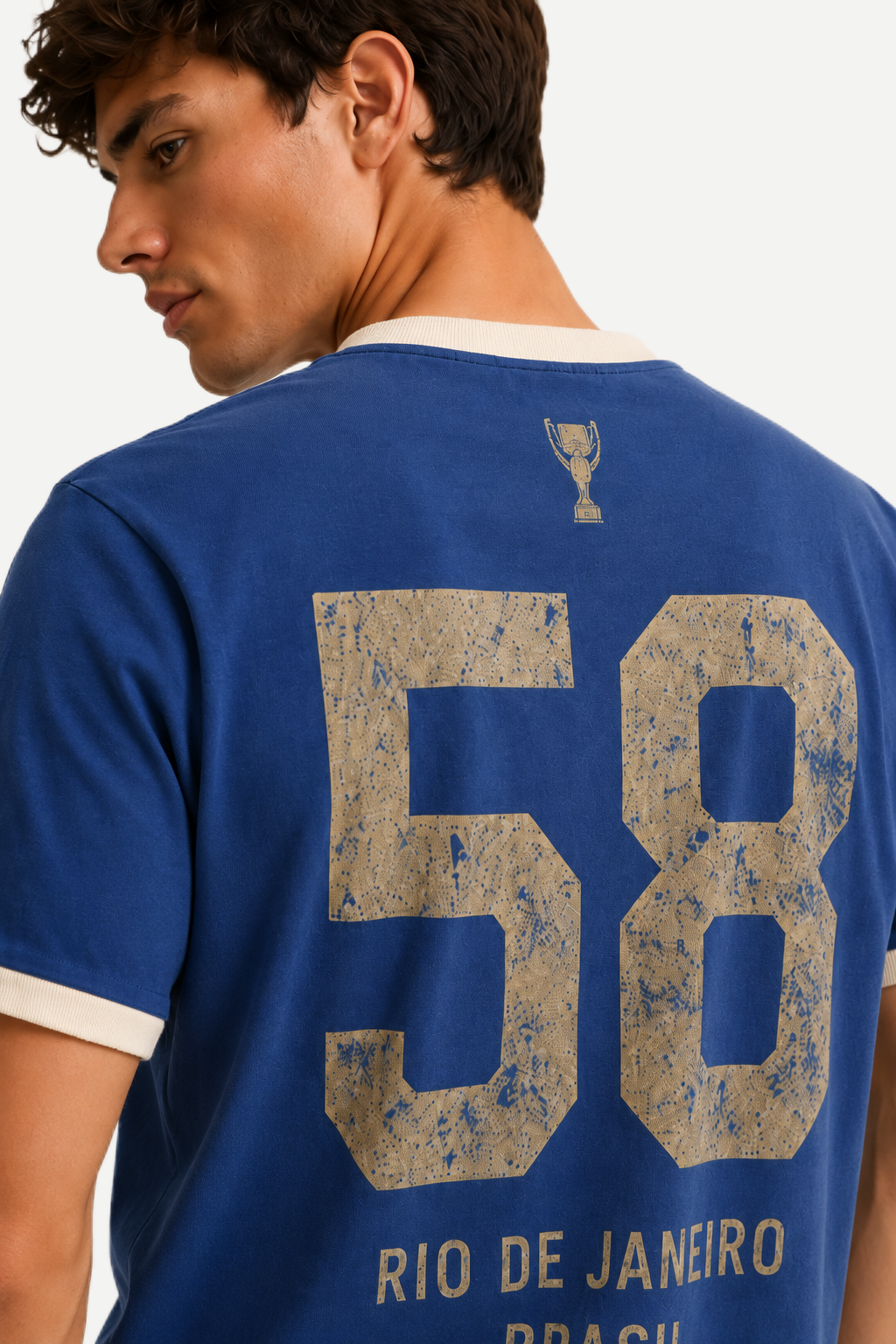 Camiseta Masculina Brasil Retro Legend 1958