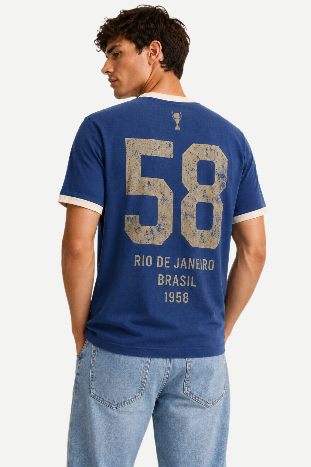 Camiseta Masculina Brasil Retro Legend 1958