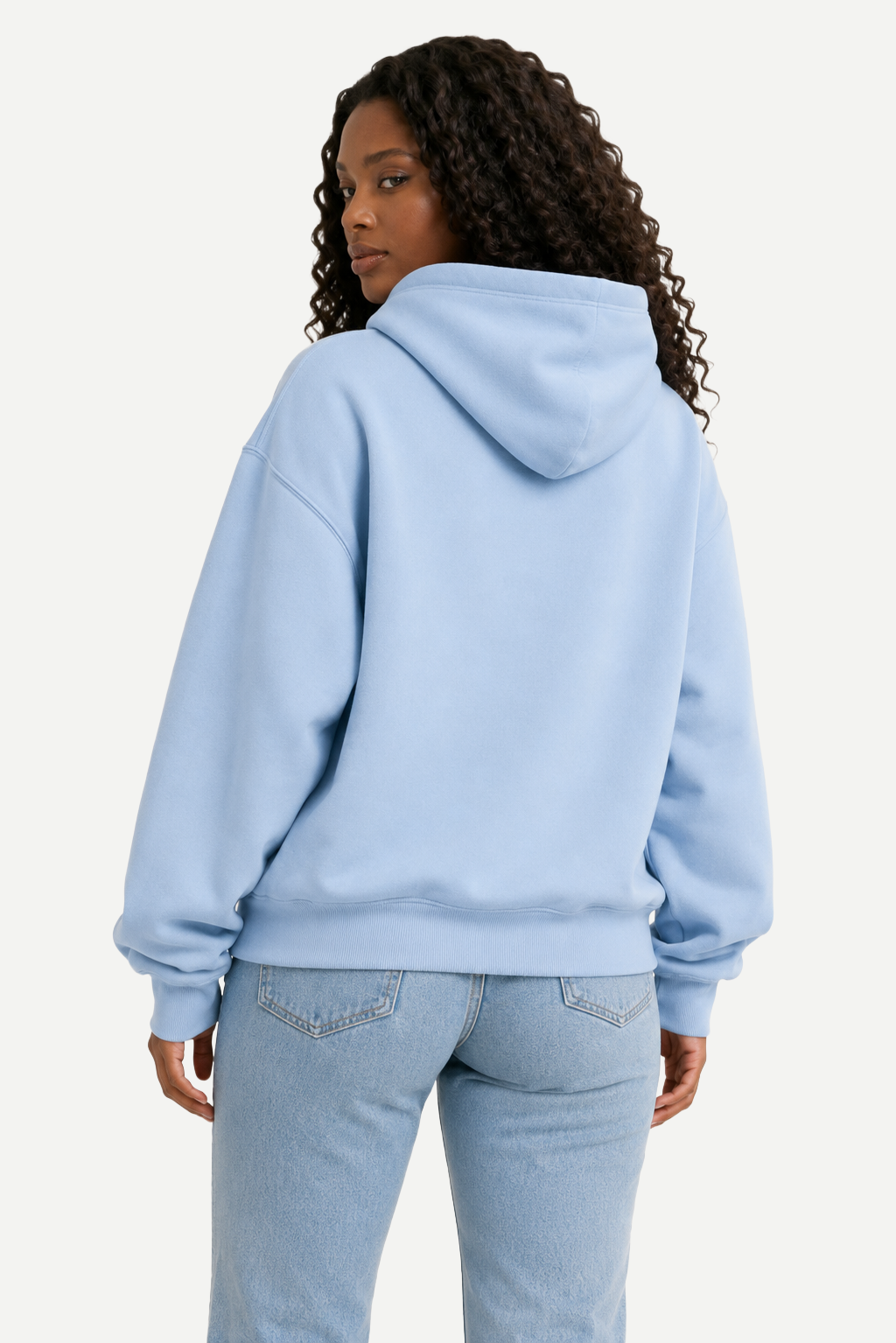 Blusa de Moletom Oversized Canguru Heavyweight Feminina