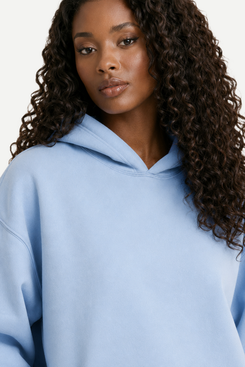 Blusa de Moletom Oversized Canguru Heavyweight Feminina
