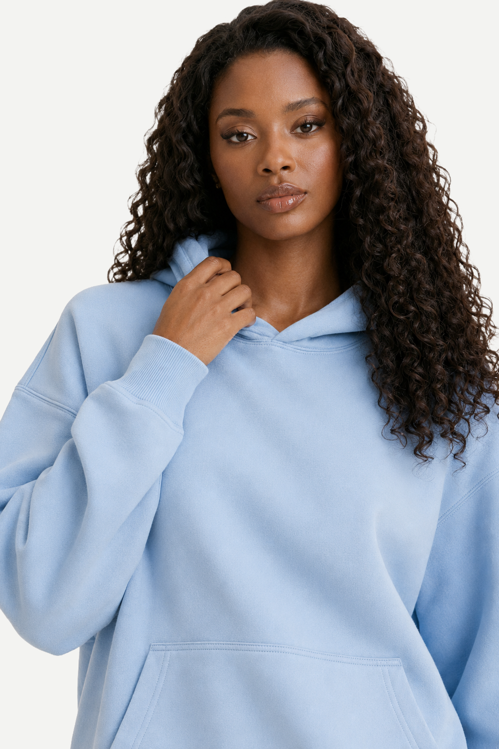 Blusa de Moletom Oversized Canguru Heavyweight Feminina