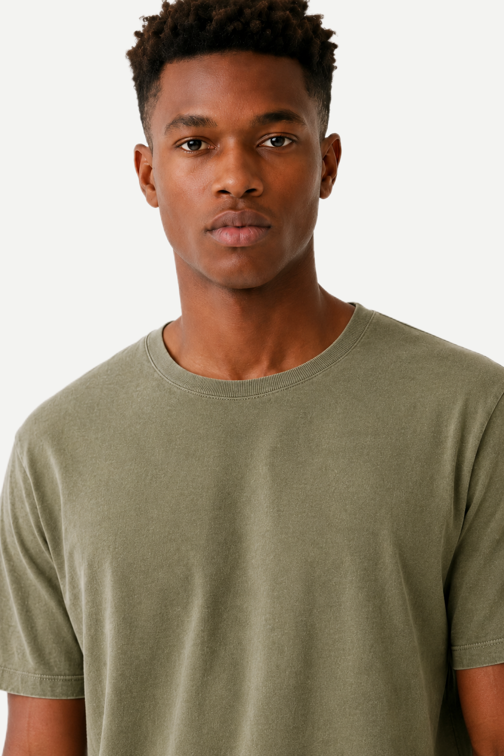 Camiseta Masculina Essencial Estonada de Manga Curta