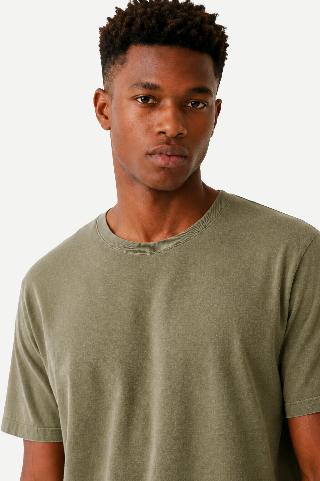 Camiseta Masculina Essencial Estonada de Manga Curta