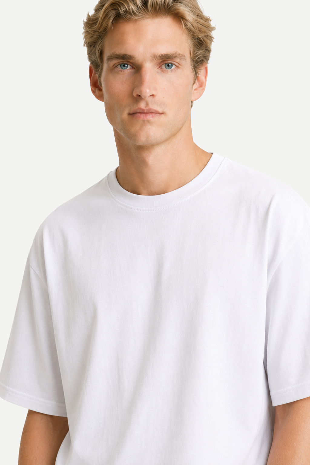 Camiseta Masculina Oversized em Tecido Encorpado
