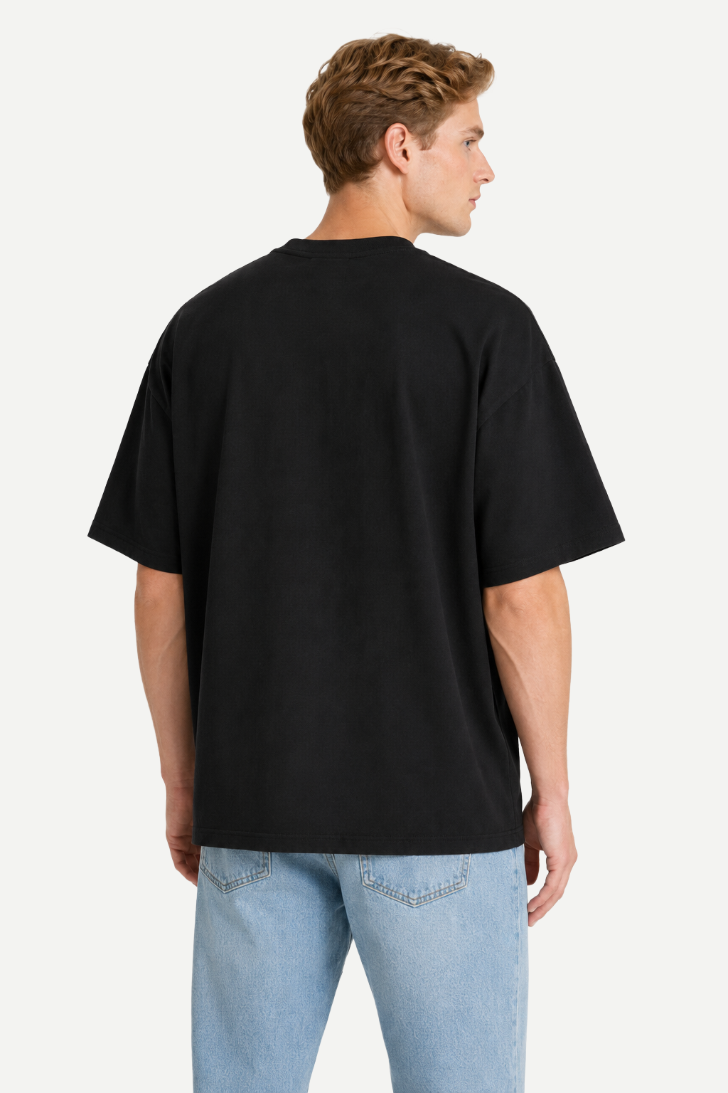 Camiseta Masculina Oversized em Tecido Encorpado