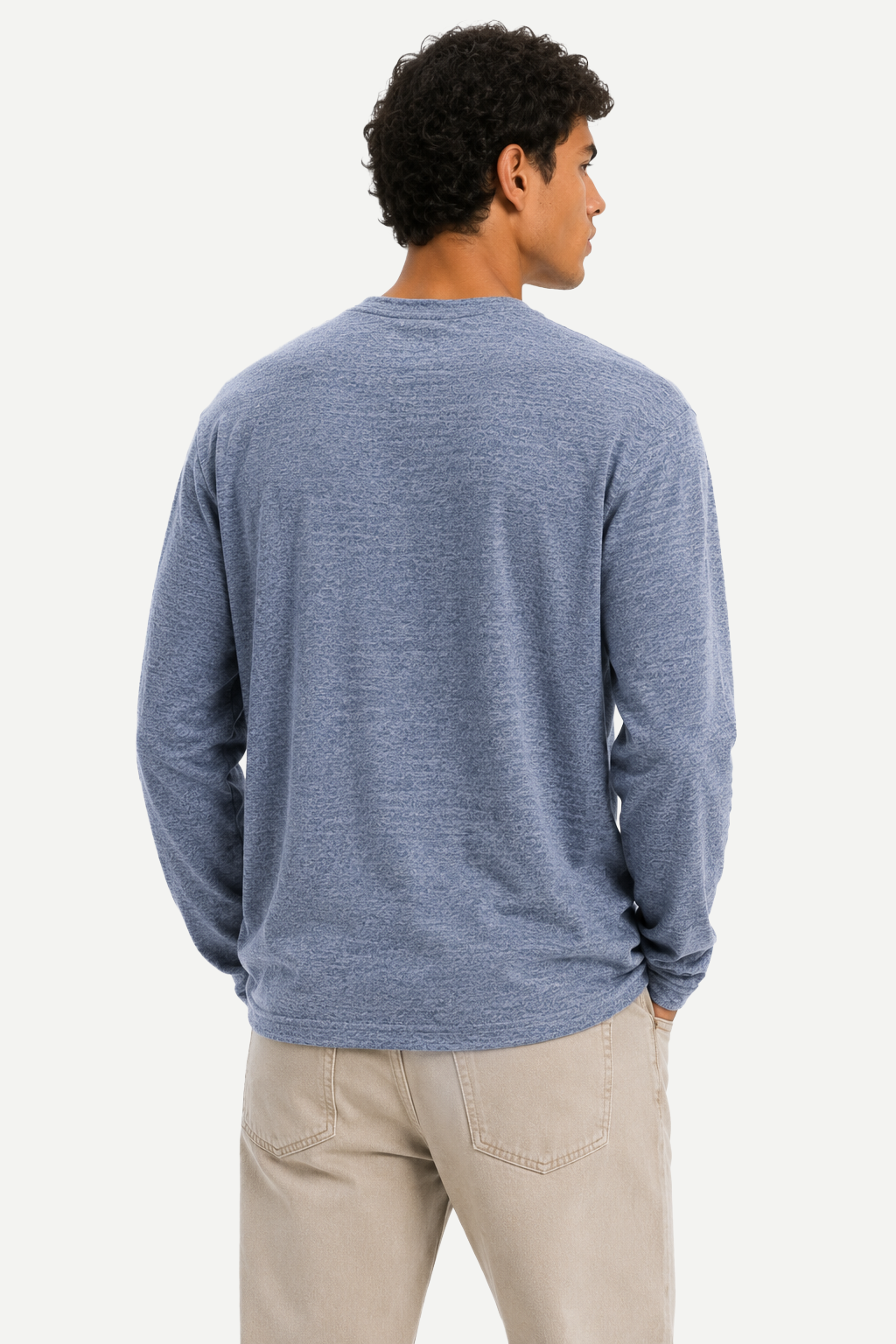 Camiseta Masculina Manga Longa Heavy Textured