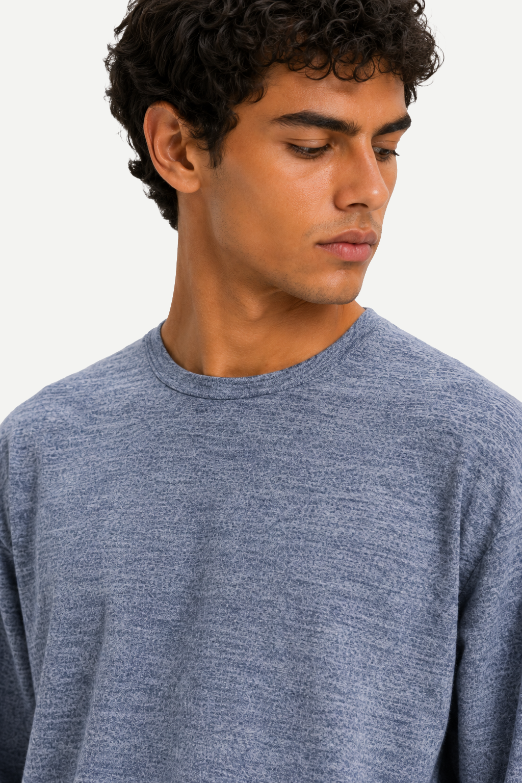 Camiseta Masculina Manga Longa Heavy Textured