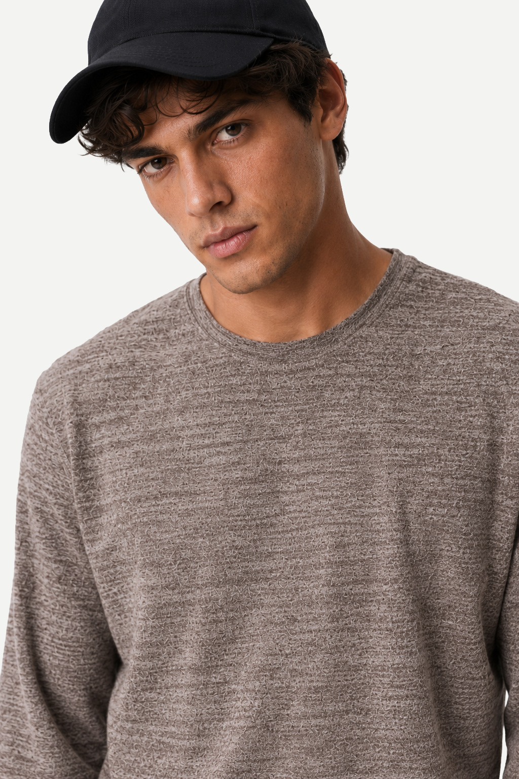 Camiseta Masculina Manga Longa Heavy Textured