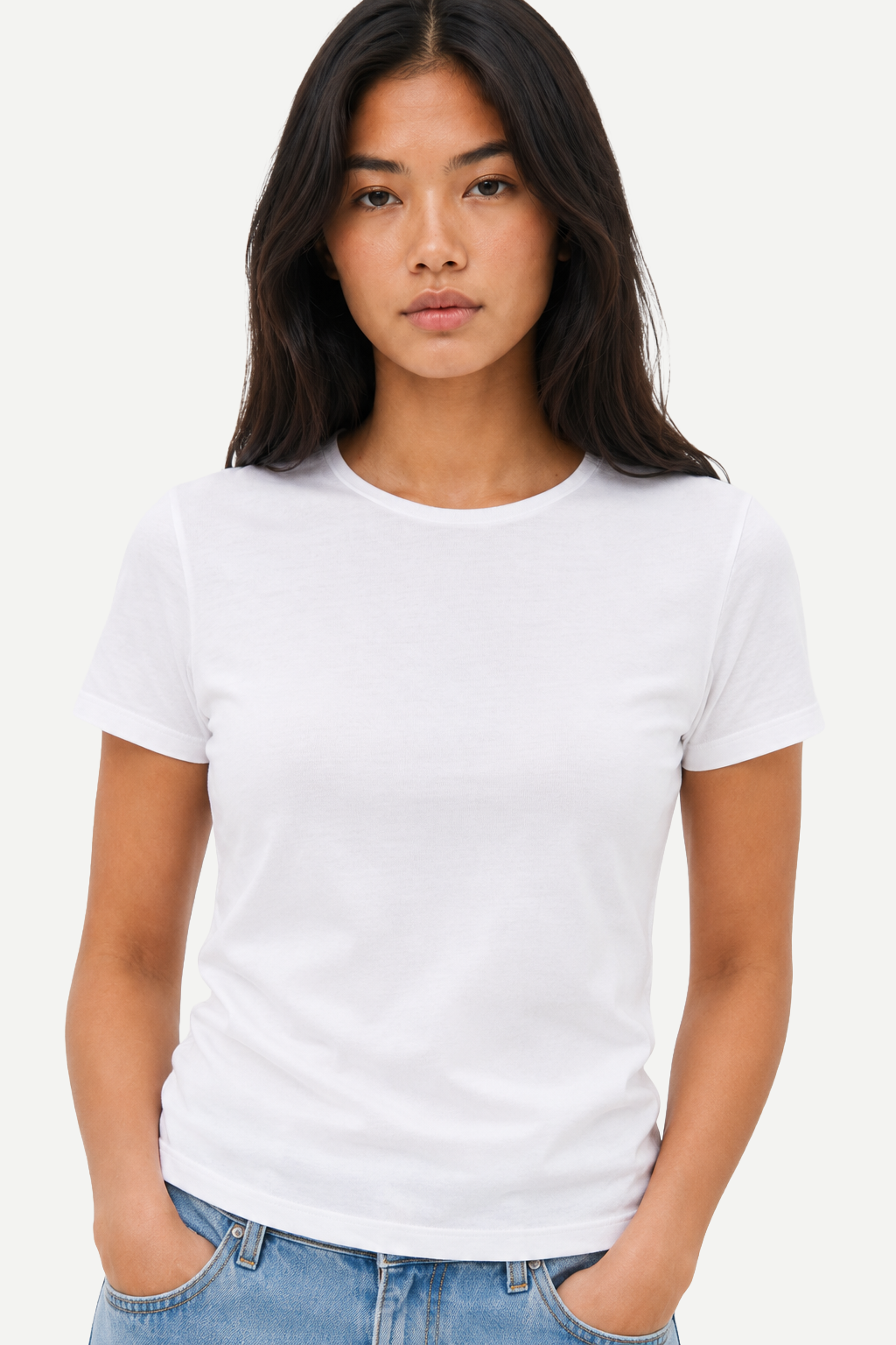 Camiseta Feminina Básica Comfort de Manga Curta