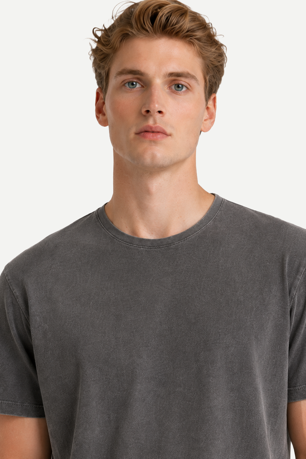 Camiseta Masculina Essencial Estonada de Manga Curta