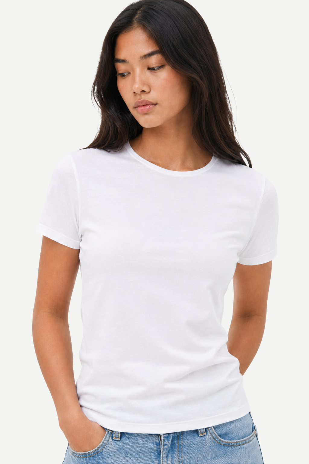 Camiseta Feminina Básica Comfort de Manga Curta