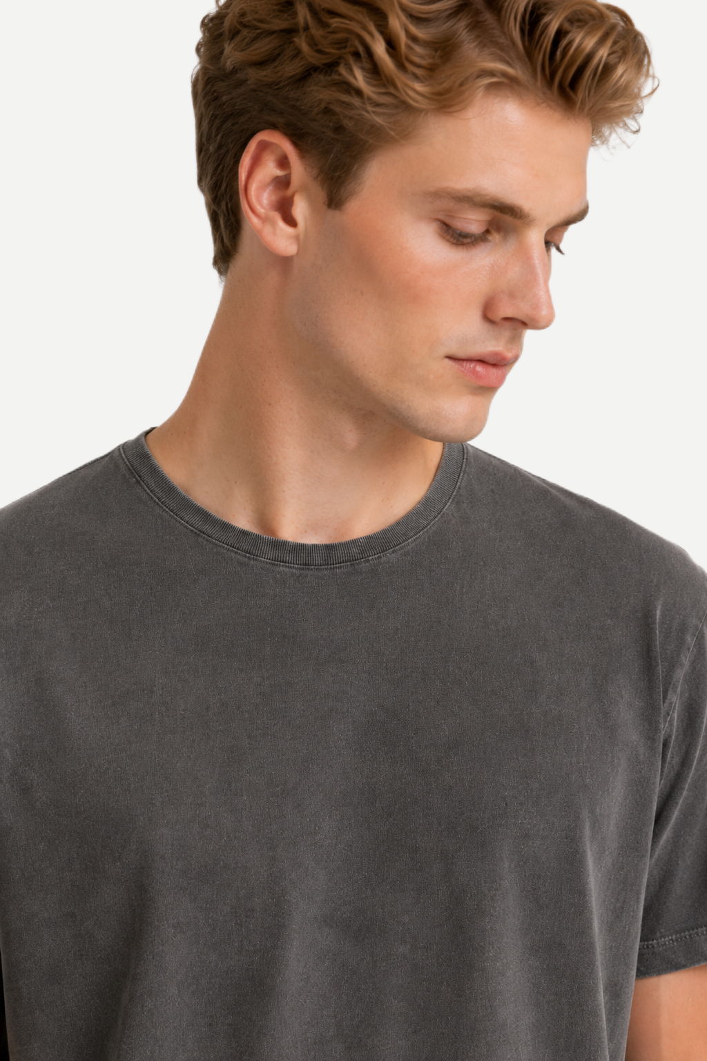 Camiseta Masculina Essencial Estonada de Manga Curta