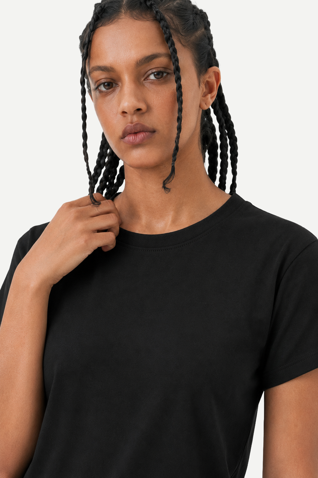 Camiseta Feminina Básica Comfort de Manga Curta