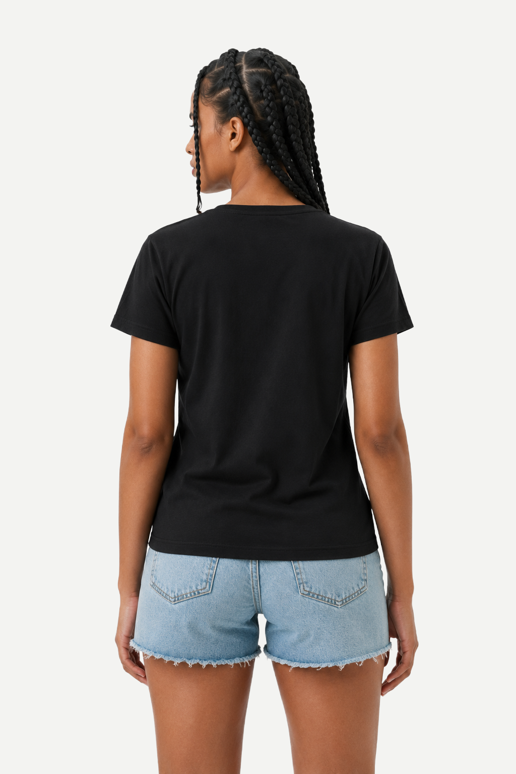 Camiseta Feminina Básica Comfort de Manga Curta