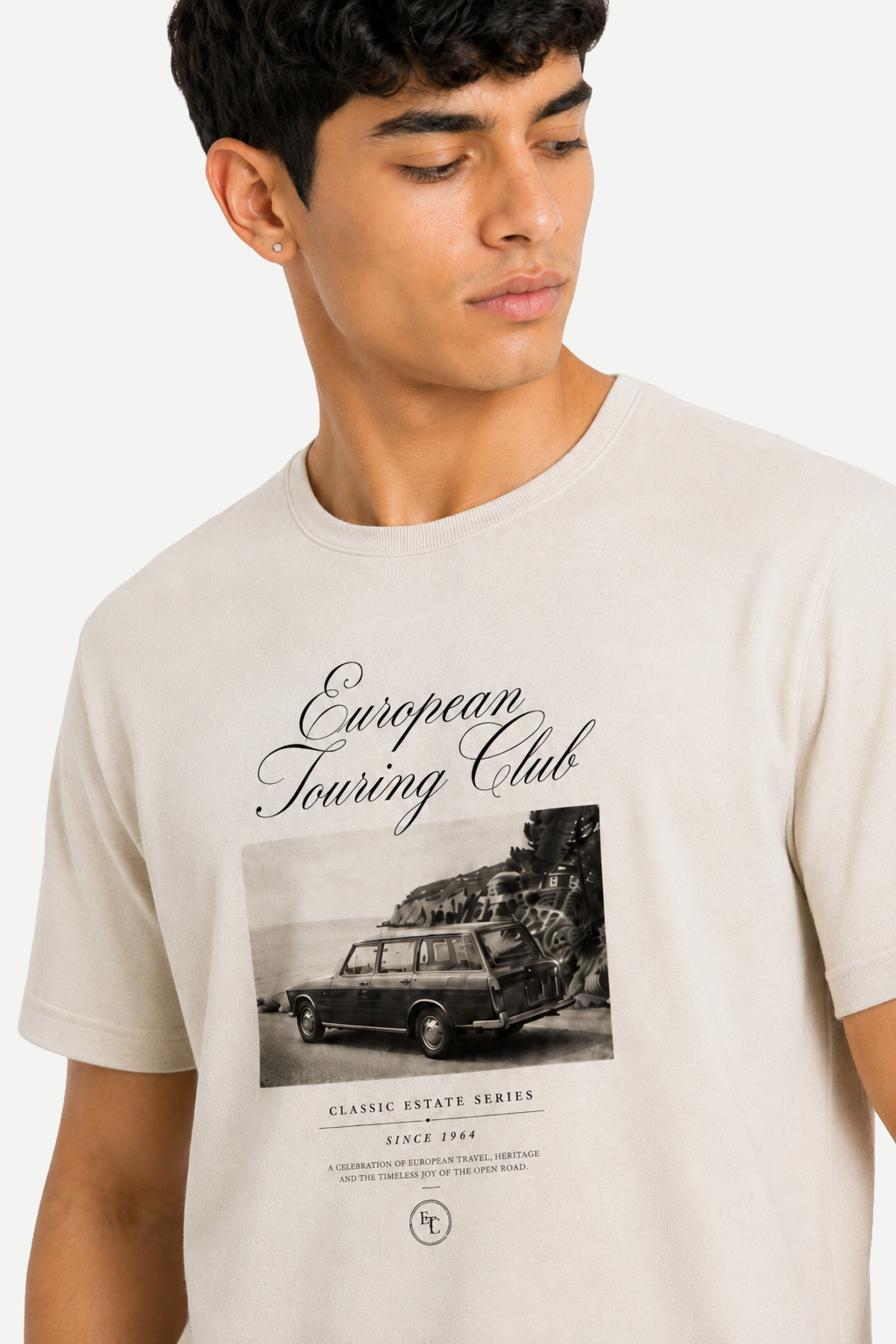 Camiseta Masculina Comfort Estampada