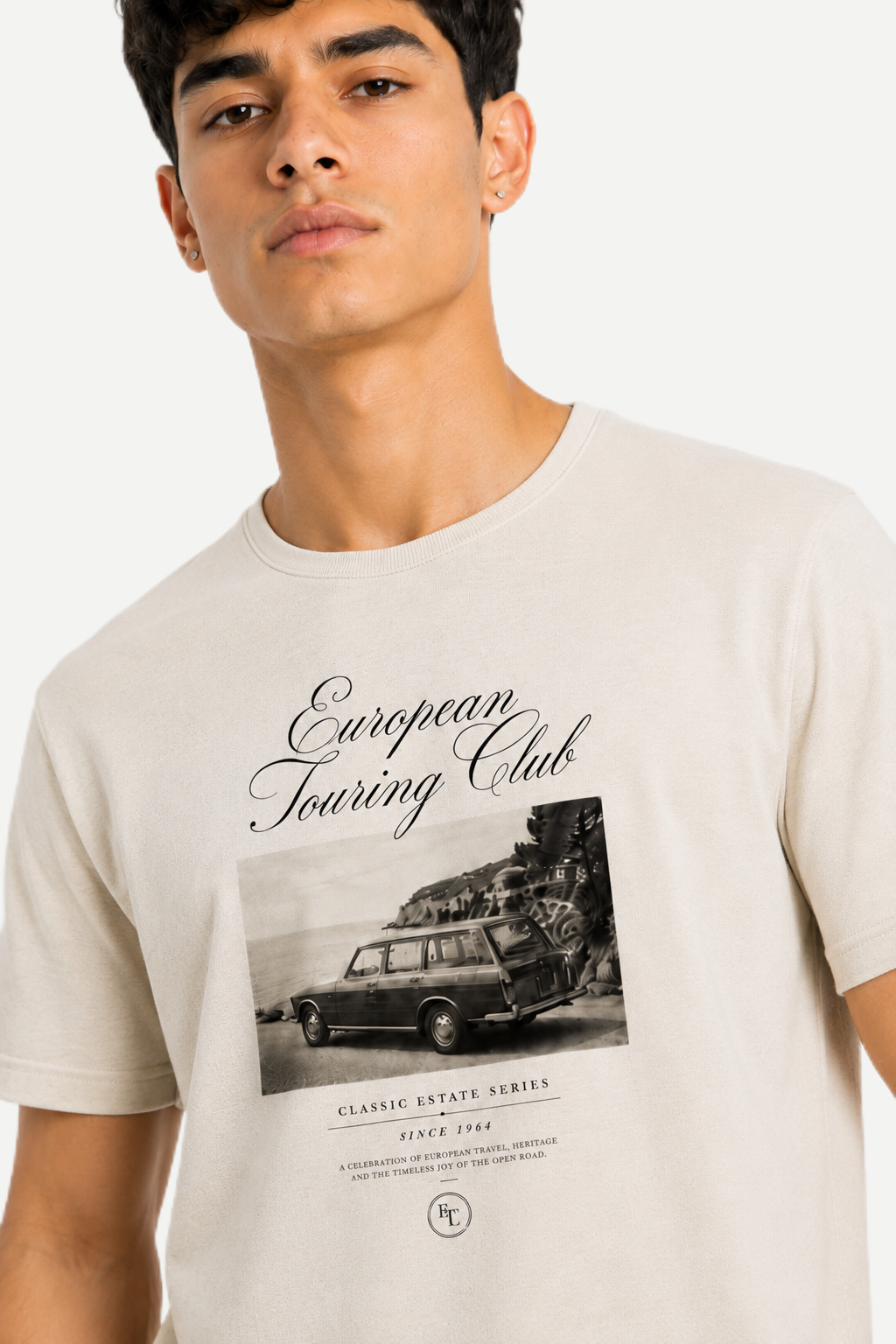 Camiseta Masculina Comfort Estampada