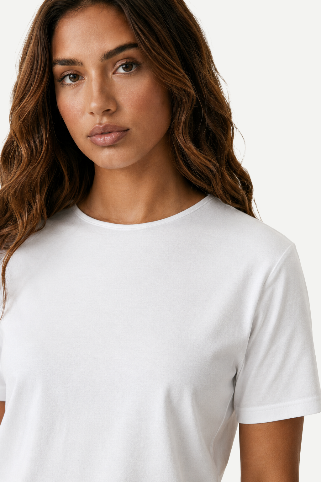 Camiseta Essencial Feminina Sustentável Off-White