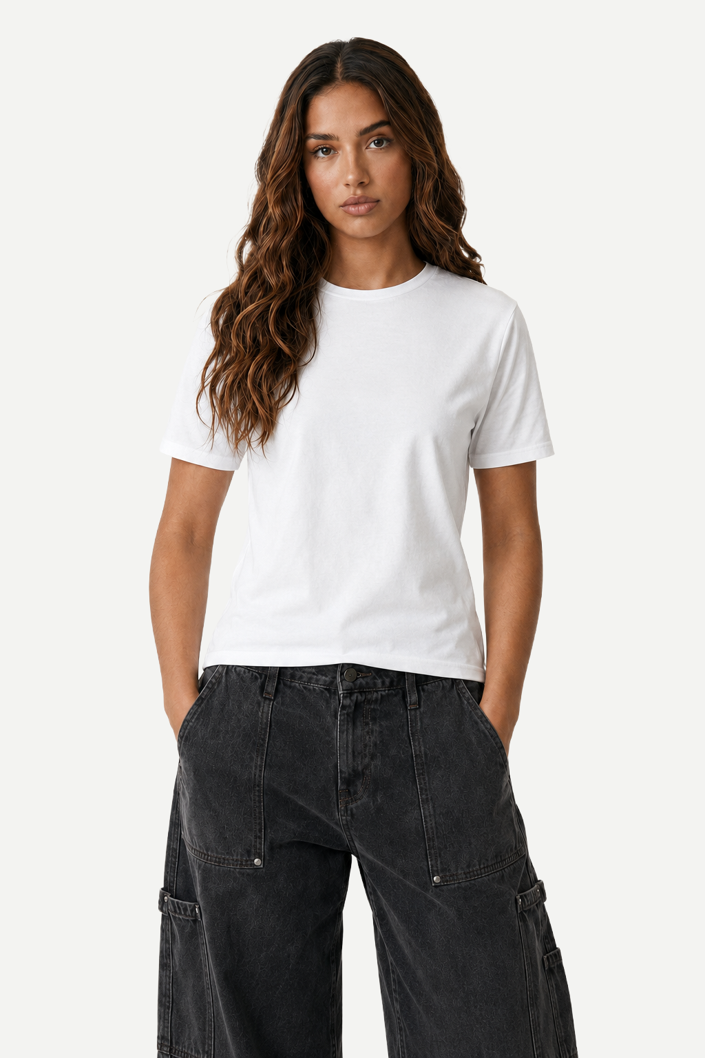 Camiseta Essencial Feminina Sustentável Off-White